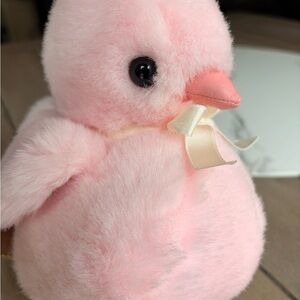 Pink Plush Bird Toy